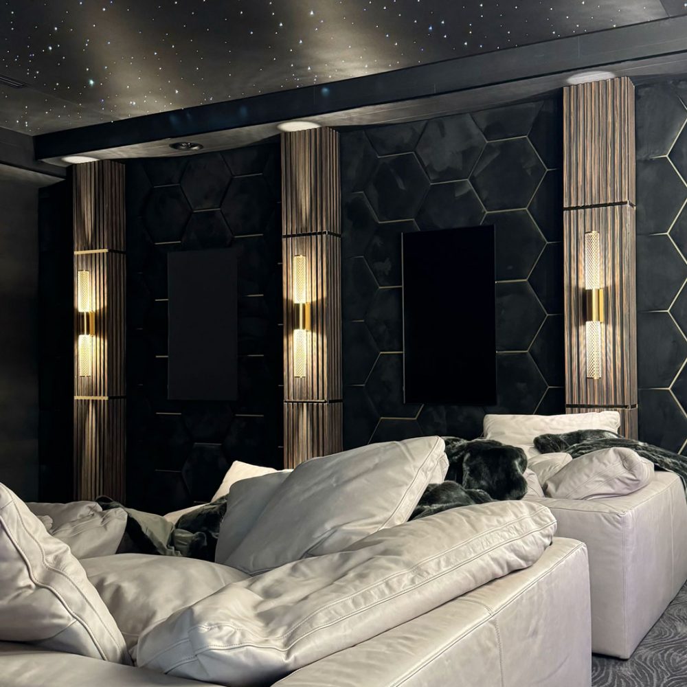 Elegant Acoustic Wall Panels for Luxurious Miami Theaters