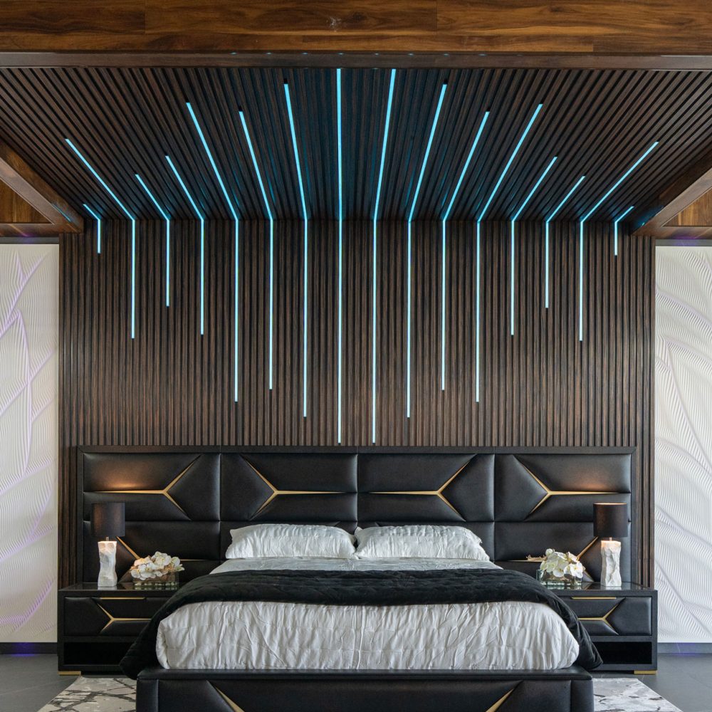 Unique Bedroom Design with Original Color Schemes for Modern Homes in Florida